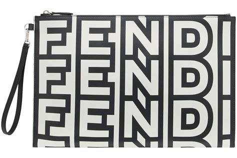 fendi fur flats|fendi flat pouch large.